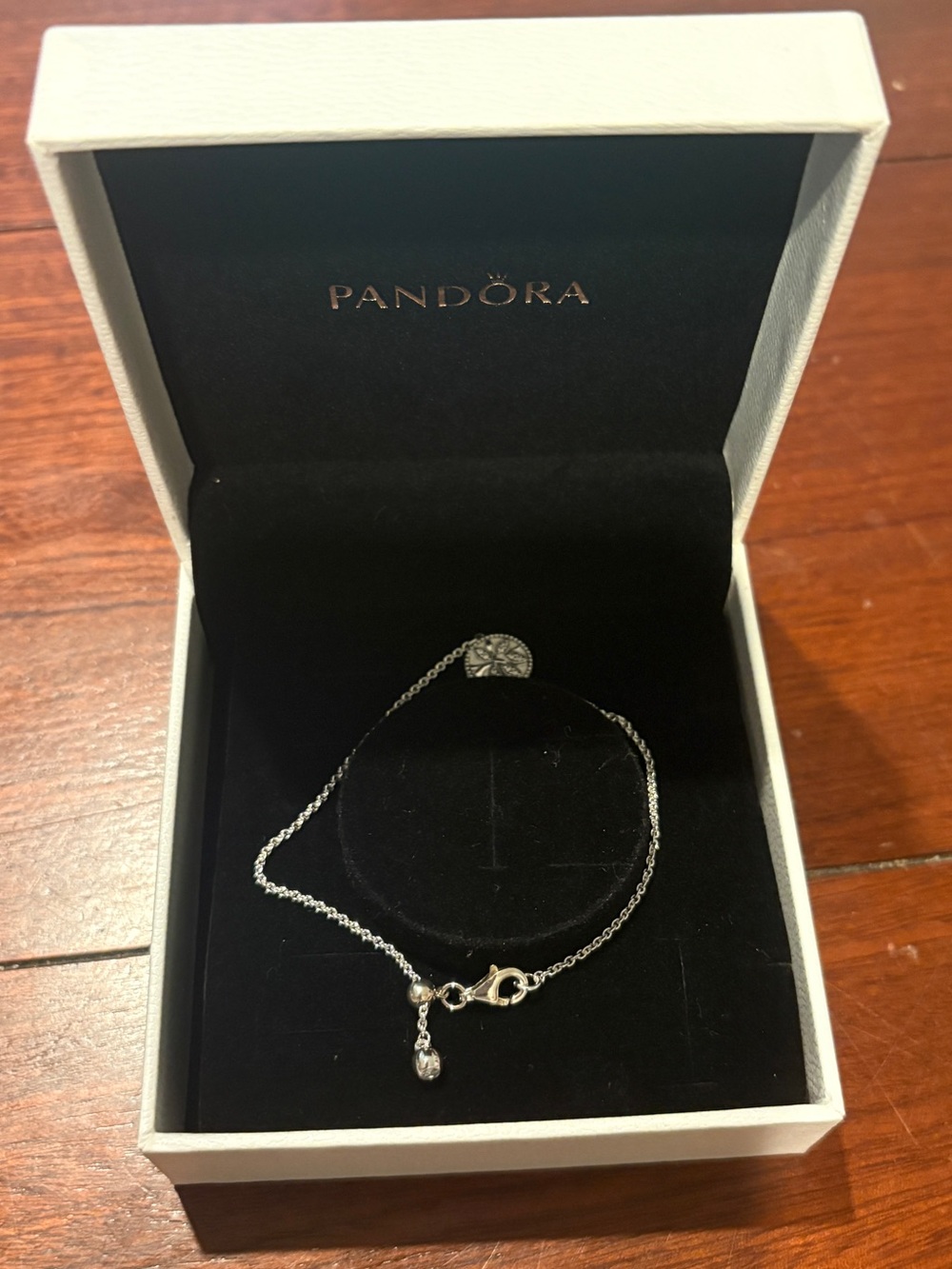 PANDORA Sparking Family Tree Slide Bracelet - Picture 8 of 11